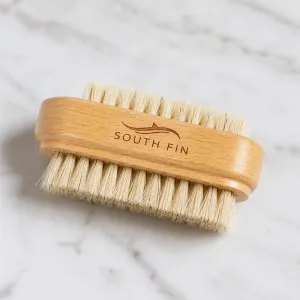 Houten nagelreinigingsborstel met varkenshaar