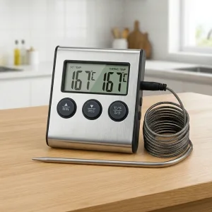 digital thermometer cooking, cooking thermometer with probe, meat cooking thermometer probe