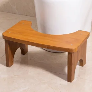 Houten bamboe toilet opstapkrukje Squatty Potty
