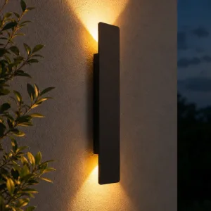 Waterdichte aluminium LED-wandlamp met licht naar boven en beneden