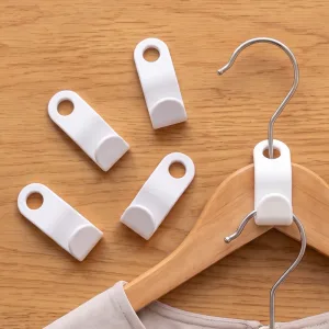 Set van 5 ruimtebesparende kleerhangerhaken