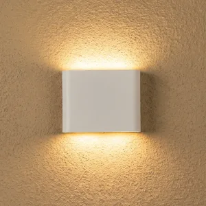 Minimalistische waterdichte up-and-down warmwitte led-wandlampen