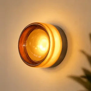 Moderne warmwitte aluminium LED-wandlamp