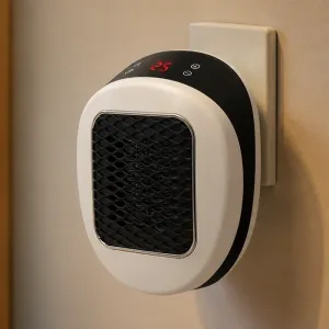 Draagbare elektrische plug-in verwarming voor thuis met afstandsbediening