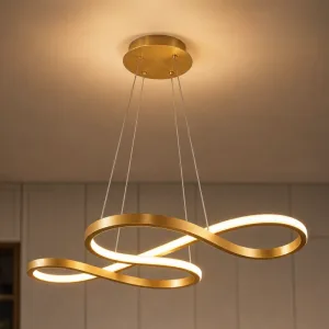Moderne lange LED-plafondkroonluchter voor de keuken, verstelbare hanglamp