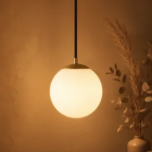 Moderne minimalistische hangende enkele kroonluchter met LED-lamp, plafondhanglamp