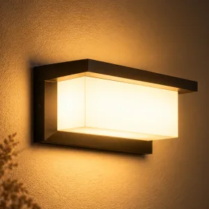Heldere rechthoekige LED-wandlamp