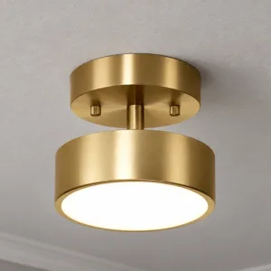 Moderne minimalistische ronde kroonluchter met draaibare led-plafondverlichting