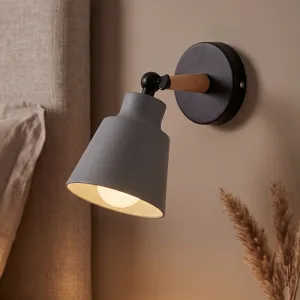Minimalistische zwenkarm wandlamp voor slaapkamer met draaibare LED-verlichting