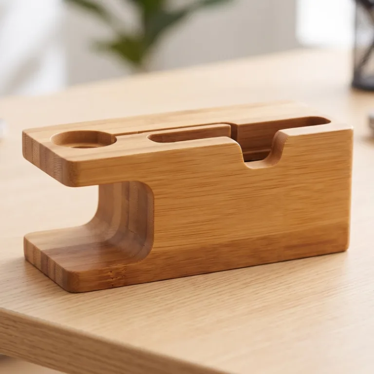 wooden charging station, wood charging station for multiple devices, wooden phone charging station, phone wooden docking station